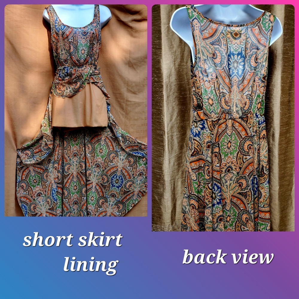 Sleeveless High-Low Dress - Picture 5 of 8